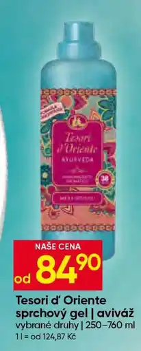 Hruška Tesori d'Oriente sprchový gel | aviváž nabídka