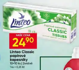 Hruška Linteo Classic papírové kapesníky nabídka