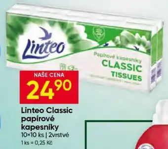 Hruška Linteo Classic papírové kapesníky nabídka