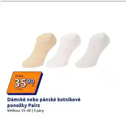 Action Dámské nebo pánské kotníkové ponožky Pairz nabídka