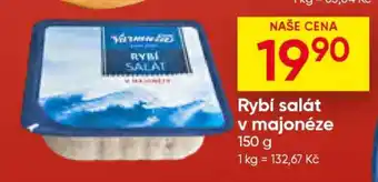 Hruška Rybí salát v majonéze nabídka