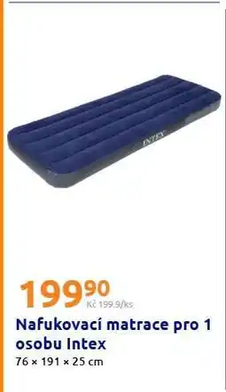 Action Nafukovací matrace pro 1 osobu Intex nabídka