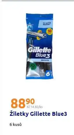 Action Žiletky Gillette Blue3 nabídka