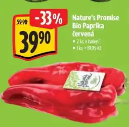 Albert Nature's Promise Bio Paprika červená nabídka