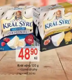 Žabka Král sýrů nabídka