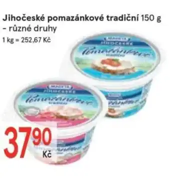 Žabka Jihočeské pomazánkové tradiční nabídka