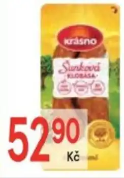 Žabka Klobása šunková nabídka