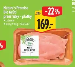 Albert Nature's Promise Bio Krůtí prsí řízky - plátky nabídka