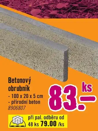 Betonový obrubník