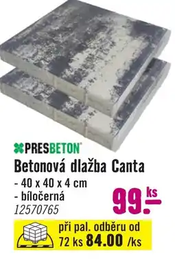 Hornbach Betonová dlažba Canta nabídka