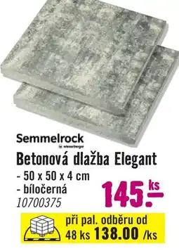 Hornbach Betonová dlažba Elegant nabídka