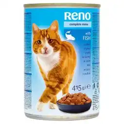 Tamda Foods Reno Kompletní krmivo pro dospělé kočky - kousky s rybou v omáčce 415g nabídka