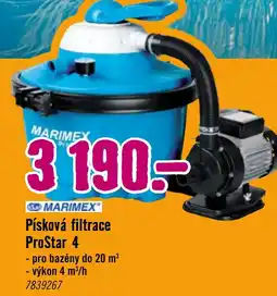 Hornbach MARIMEX Písková filtrace ProStar 4 nabídka