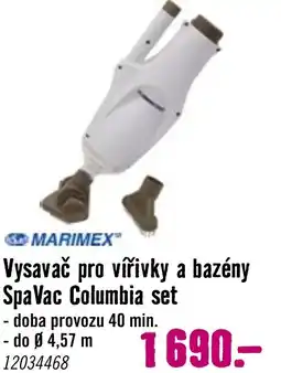 Hornbach MARIMEX Vysavač pro vířivky a bazény SpaVac Columbia set nabídka