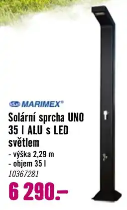 Hornbach MARIMEX Solární sprcha UNO 35 I ALU s LED světlem nabídka