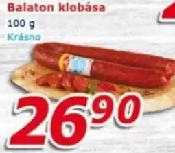 ESO MARKET Balaton klobása nabídka