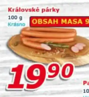 ESO MARKET Královské párky nabídka