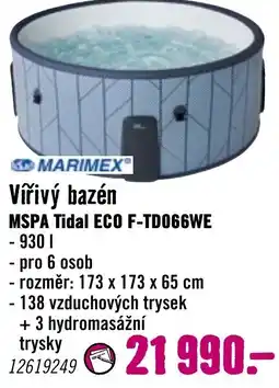 Hornbach MARIMEX Vířivý bazén MSPA Tidal ECO F-TD066WE - 930 1 nabídka