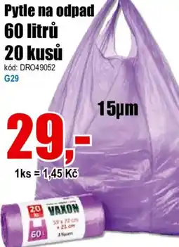 EVA Pytle na odpad nabídka