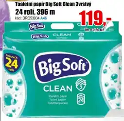 EVA Toaletní papír Big Soft Clean 3vrstvý nabídka