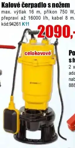 EVA Kalové čerpadlo s nožem nabídka