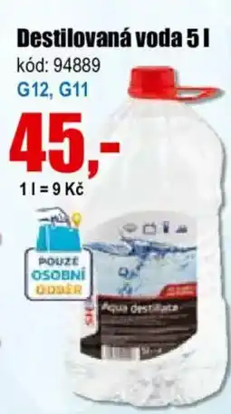 EVA Destilovaná voda nabídka
