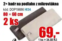 EVA 2× Hadr na podlahu z mikrovlákna nabídka