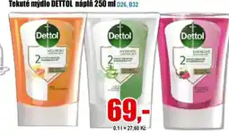 EVA Tekuté mýdlo DETTOL náplň nabídka