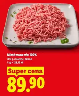 Lidl Mleté maso mix 100% nabídka