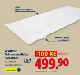 Lidl LIVARNO Ochranná podložka na matraci nabídka
