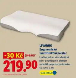 Lidl LIVARNO Ergonomický multifunkční polštář nabídka