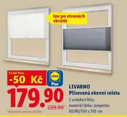 Lidl LIVARNO Plisovaná okenní roleta nabídka