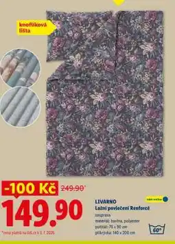 Lidl Livarno Ložní povlečení Renforcé nabídka
