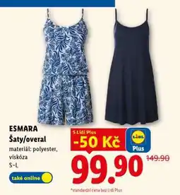 Lidl ESMARA Šaty/overal nabídka