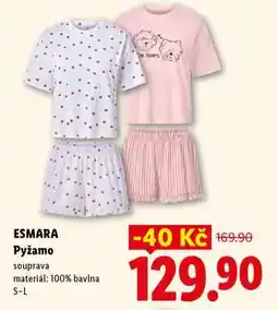 Lidl Esmara PYŽAMO nabídka