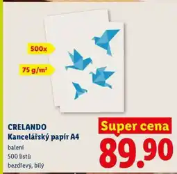 Lidl CRELANDO KANCELÁŘSKÝ PAPÍR A4 nabídka
