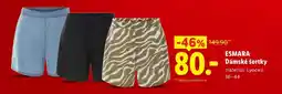 Lidl ESMARA DÁMSKÉ ŠORTKY nabídka