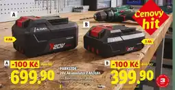 Lidl PARKSIDE 20V Akumulátor 2 Ah/4 Ah nabídka