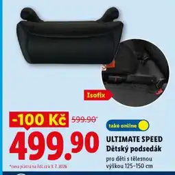 Lidl Ultimate speed Dětský podsedák nabídka