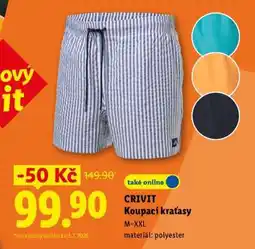 Lidl CRIVIT KOUPACÍ KRAŤASY nabídka