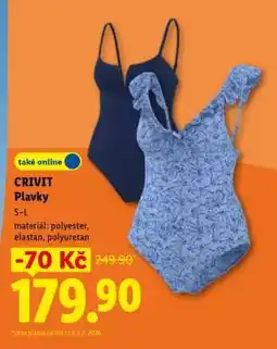 Lidl CRIVIT PLAVKY nabídka