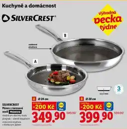 Lidl SILVERCREST Pánev z nerezové oceli PREMIUM nabídka