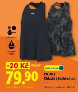 Lidl CRIVIT Chladivý funkční top nabídka