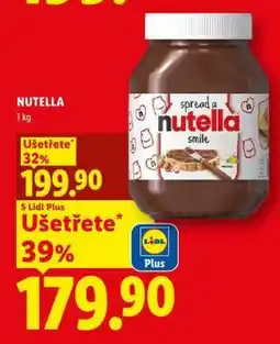 Lidl Nutella nabídka