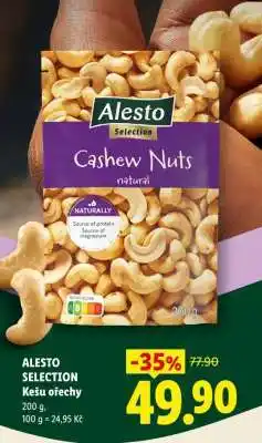 Lidl ALESTO SELECTION Kešu ořechy nabídka