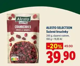 Lidl ALESTO SELECTION Sušené brusinky nabídka