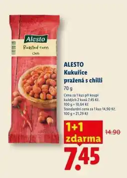 Lidl ALESTO Kukuřice pražená s chilli nabídka