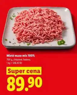 Lidl Mleté maso mix 100% nabídka