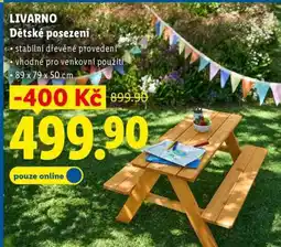Lidl LIVARNO Dětské posezení nabídka