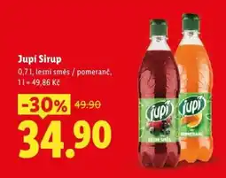 Lidl Jupí sirup nabídka